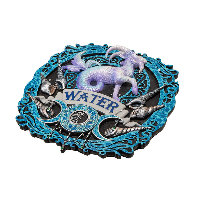 Elements Plaque Water by Anne Stokes, Wall Plaque