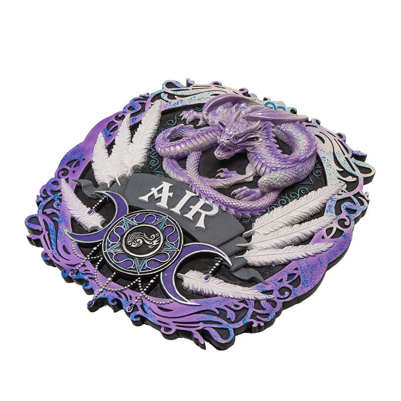 Elements Plaque Air by Anne Stokes, Wall Plaque