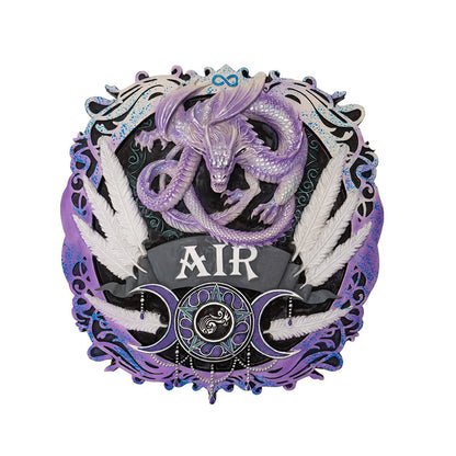 Elements Plaque Air by Anne Stokes, Wall Plaque