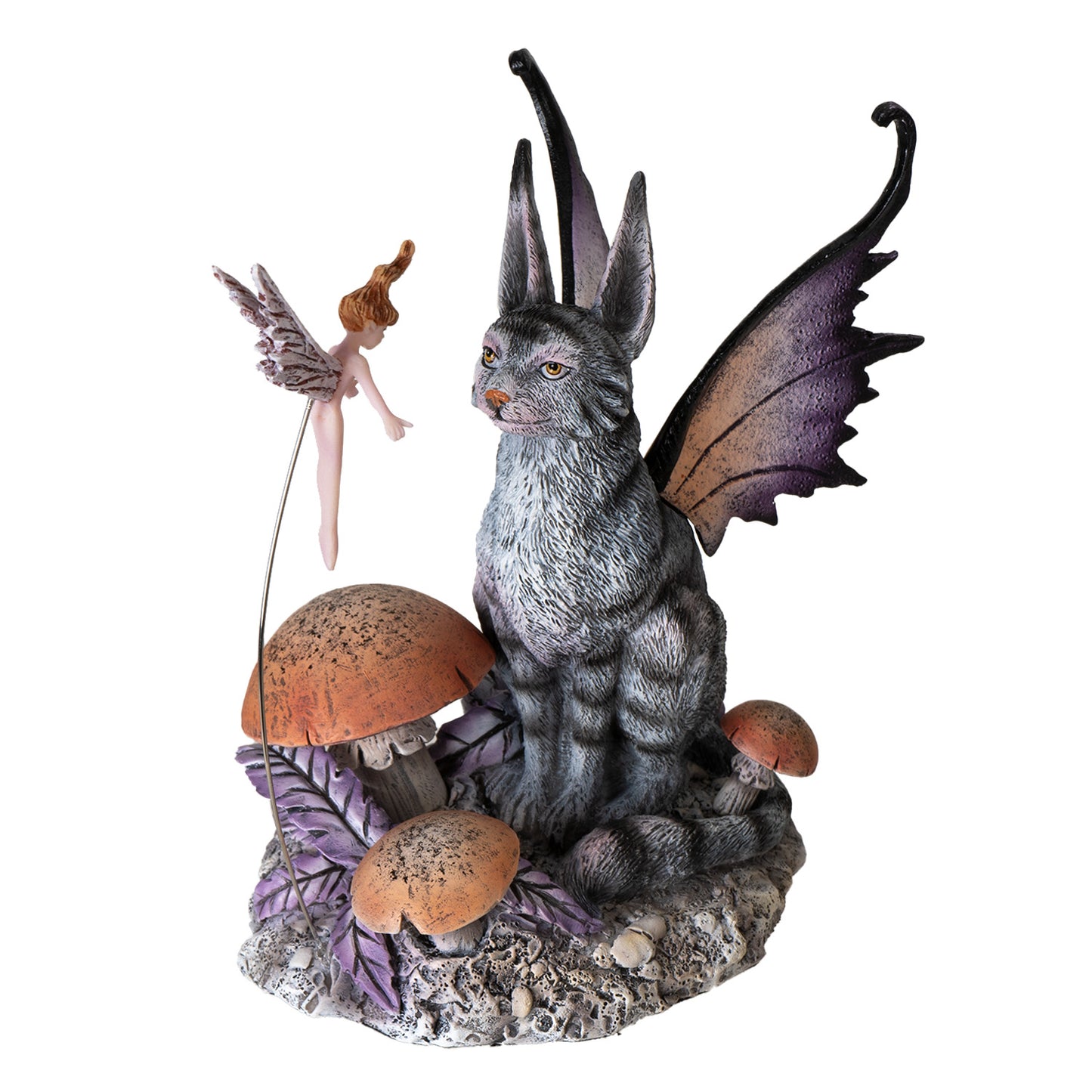 Curious Encounter Fairy Cat  by Amy Brown, Figurine