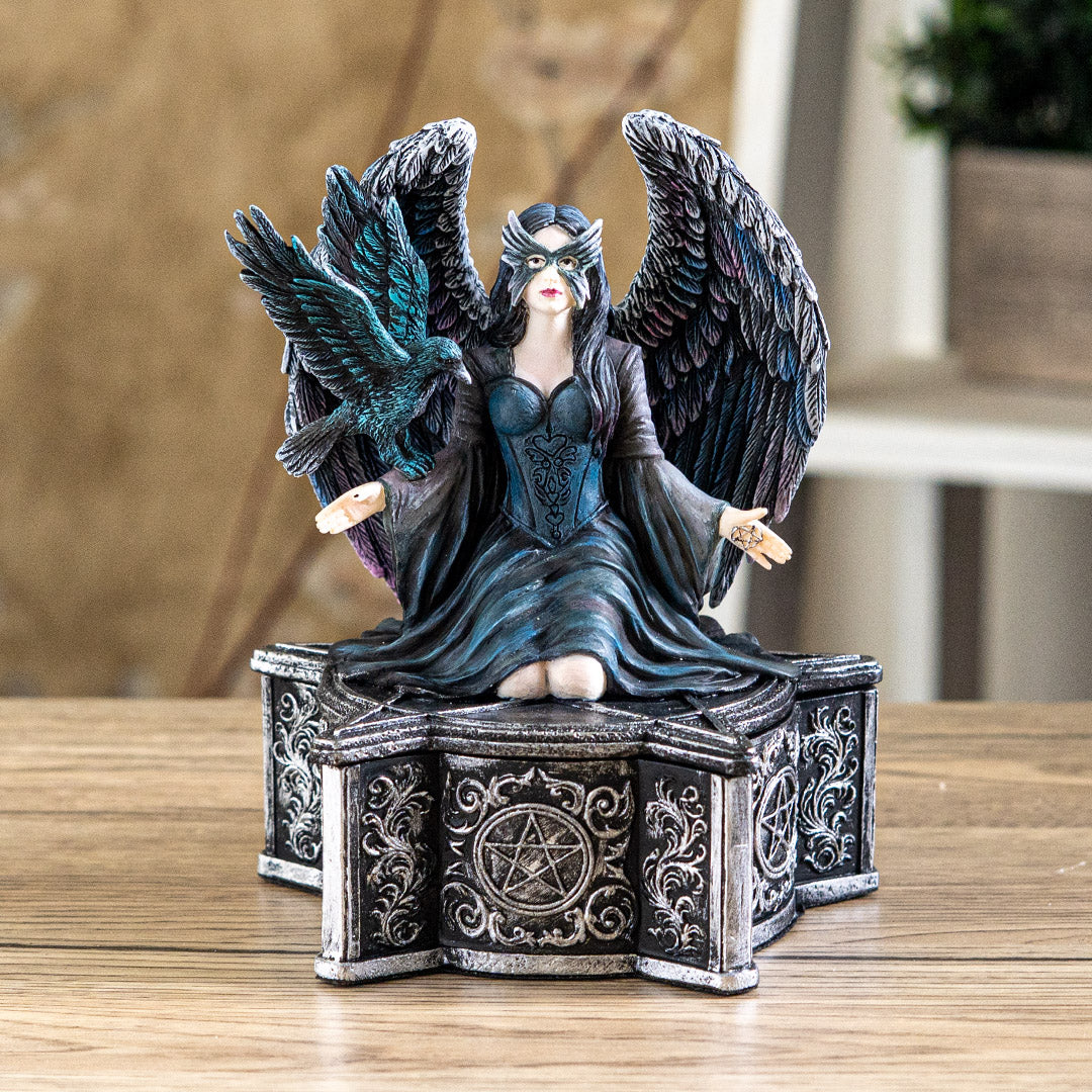 Raven by Anne Stokes, Trinket Box