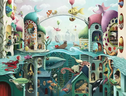 If Fish Could Walk by Demelsa Haughton, 2000 Piece Puzzle