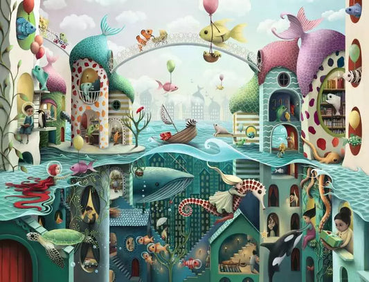 If Fish Could Walk by Demelsa Haughton, 2000 Piece Puzzle