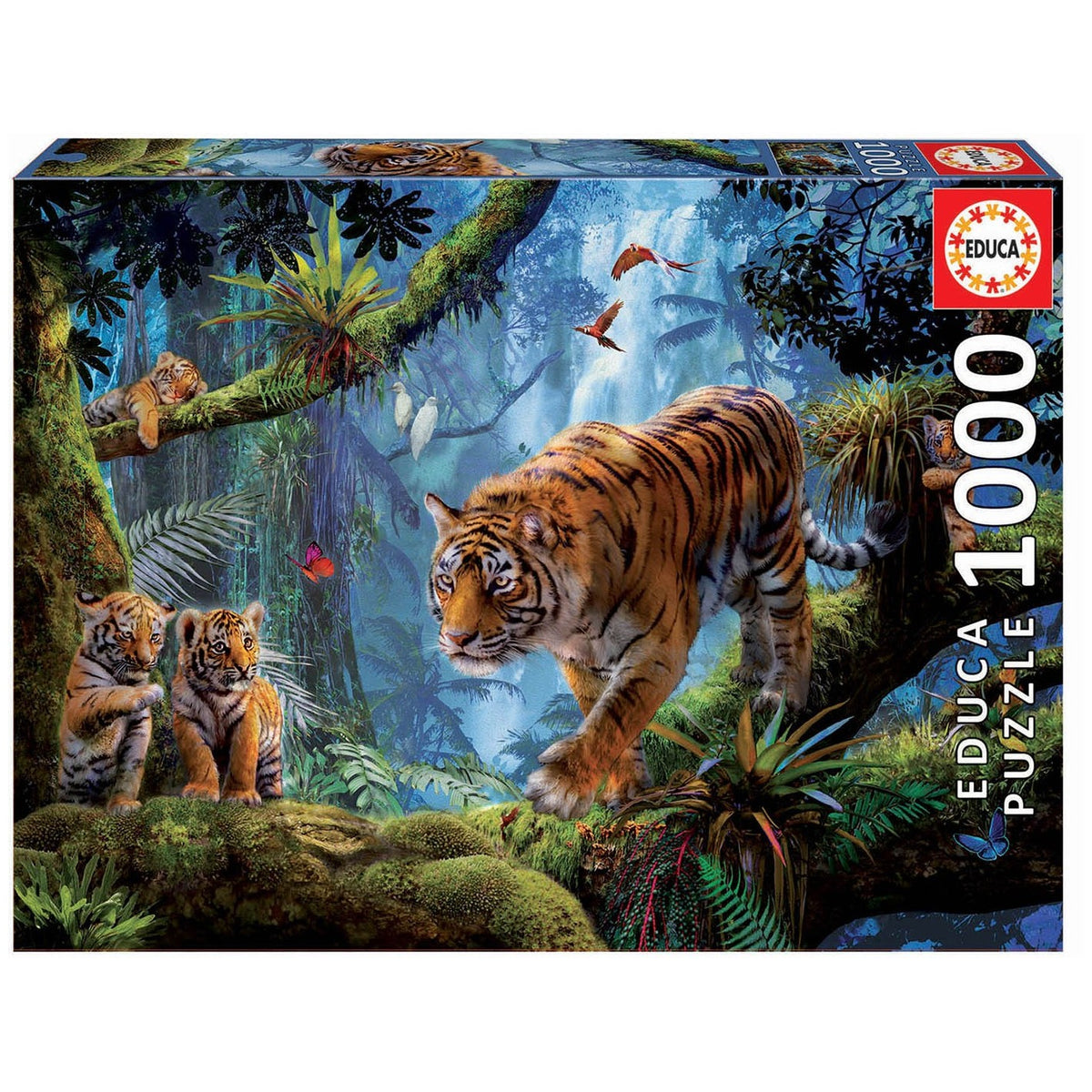 Tigers in the Tree by Jan Patrik Krasny, 1000 Piece Puzzle
