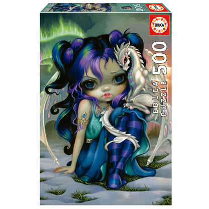 Frost Dragonling by Jasmine Becket-Griffith, 500 Piece Puzzle