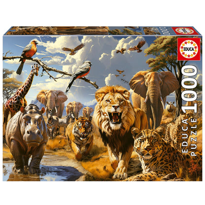 Wild Animals by M. Farella, 1000 Piece Puzzle
