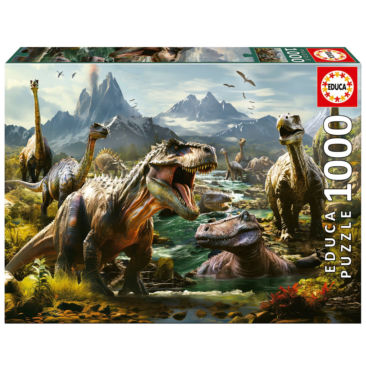 Fierce Dinosaurs by Michele Farella, 1000 Piece Puzzle