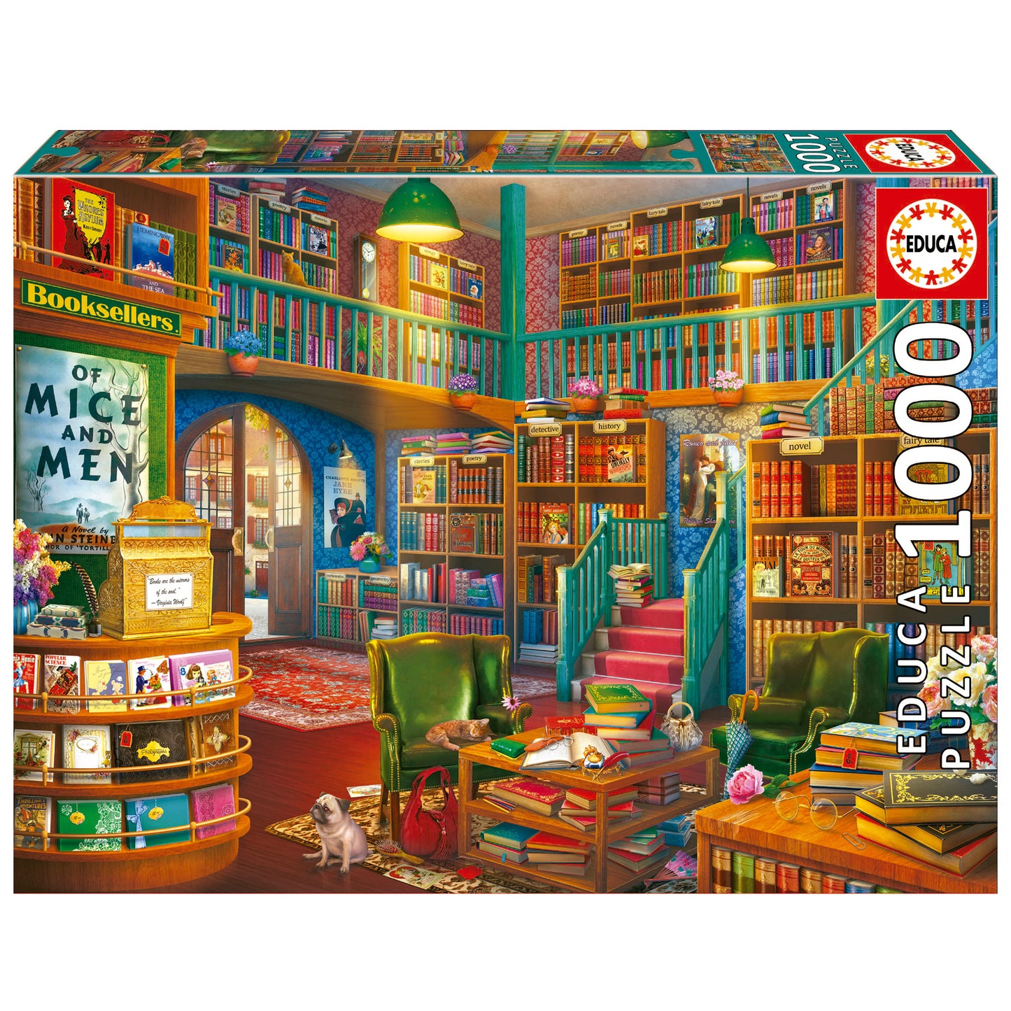 Wonderful Bookshop by Eduard-Artbeat 1000 Piece Puzzle