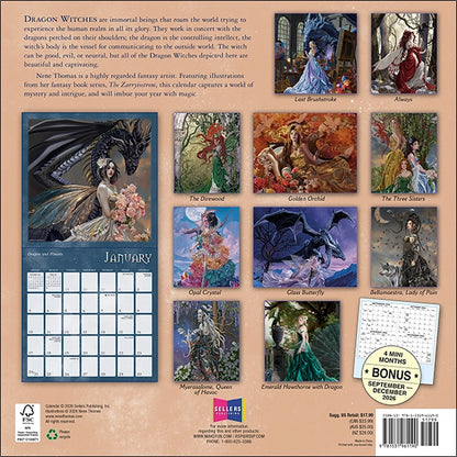 Dragon Witches by Nene Thomas, 2027 Wall Calendar