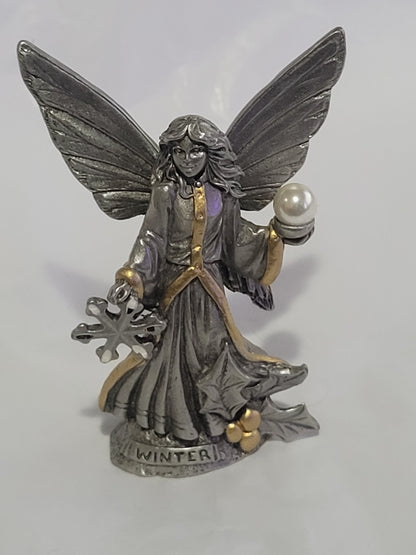 Winter Fairy, Pewter Figurine