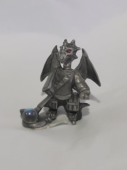 Hockey Dragon, Pewter Figurine