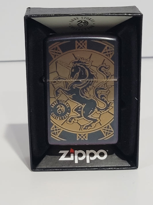 Zippo Lighter: Kicked Up by Anne Stokes, Chromatic