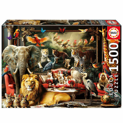 The Animal Mansion by M. Farella, 1500 Piece Puzzle