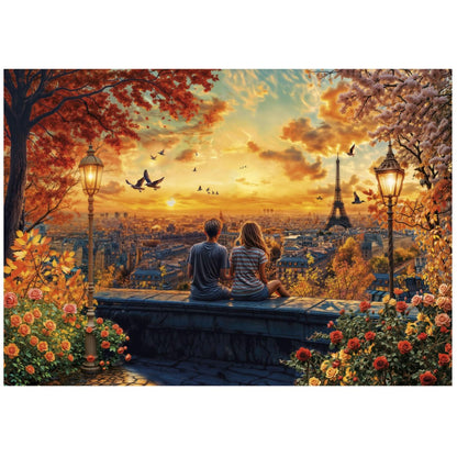 In love in Paris, 1500 Piece Puzzle
