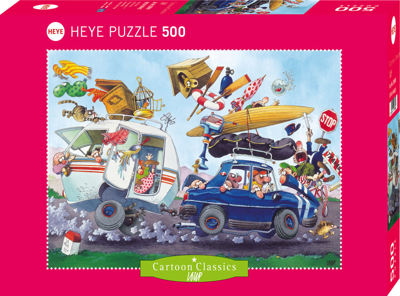 Off On Holiday by Jean-Jacques Loup, 500 Piece Puzzle