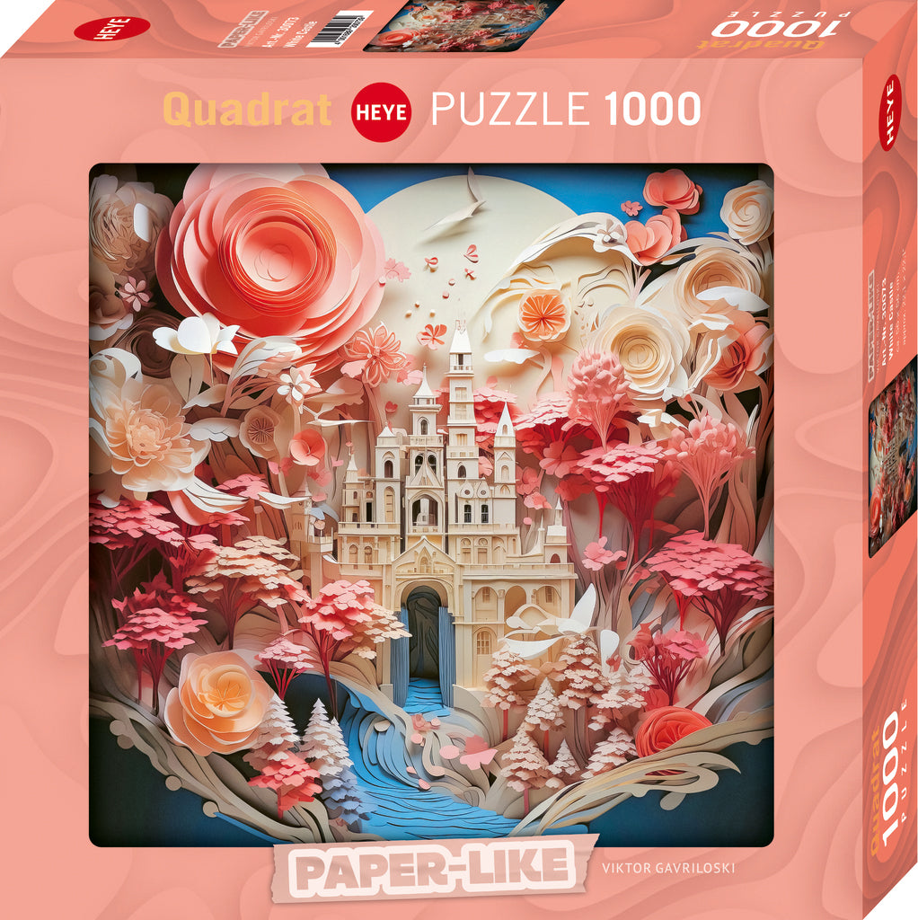 Paper-Like - White Castle by Viktor Gavriloski, 1000 Piece Puzzle