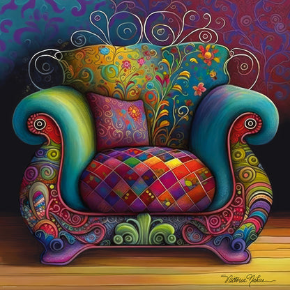 Relax - Lounge Chair by Victoria Nahum, 1000 Piece Puzzle
