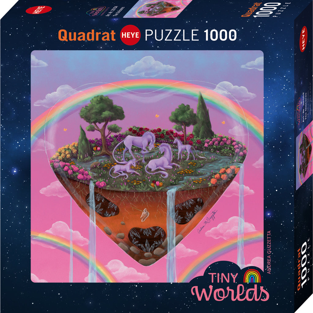 Tiny Worlds - The Unicorns by Andrea Guzzetta, 1000 Piece Puzzle