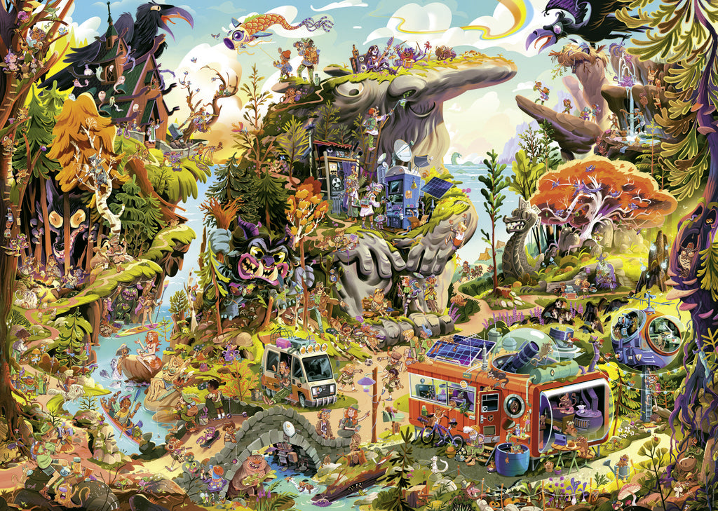 Nordic Stories by Manuel Kilger, 2000 Piece Puzzle