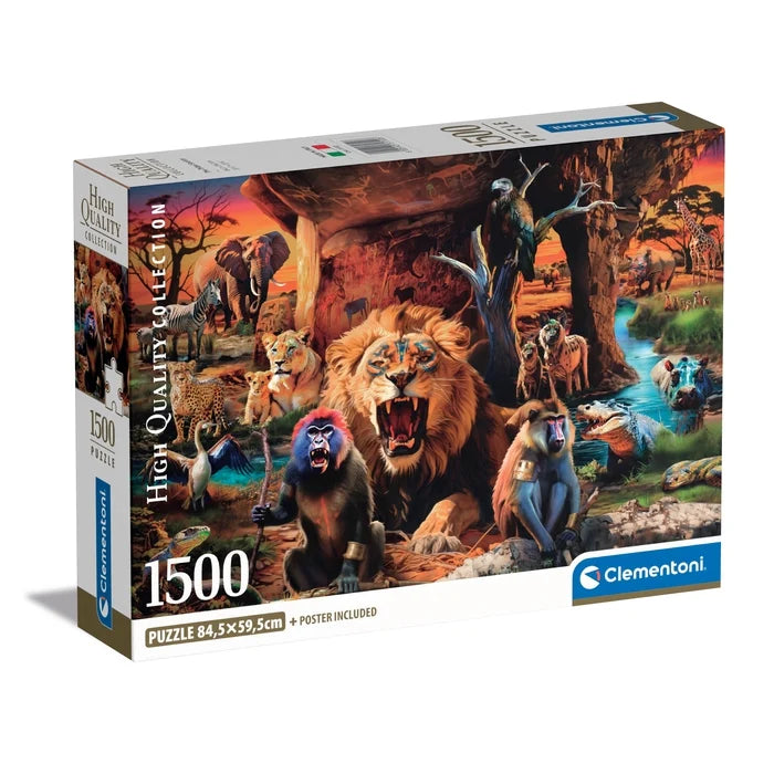 The Tribal Society by Clementoni, 1500 Piece Puzzle