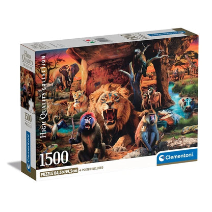 The Tribal Society by Clementoni, 1500 Piece Puzzle
