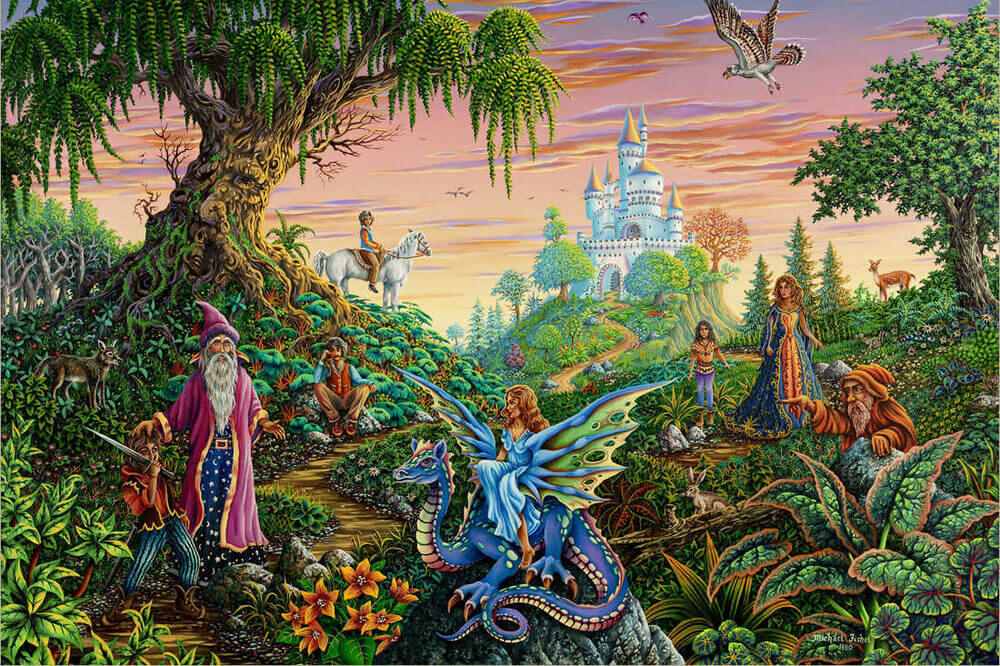 Enchanted Encounter By Michael Fishel, Poster
