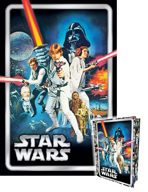 Classic Star Wars, 300 Piece 3D Jigsaw Puzzle in a Collectors Tin Box