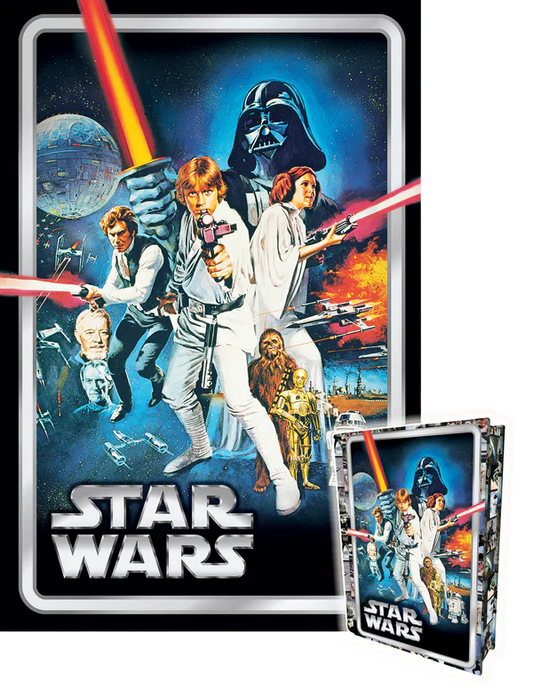 Classic Star Wars, 300 Piece 3D Jigsaw Puzzle in a Collectors Tin Box