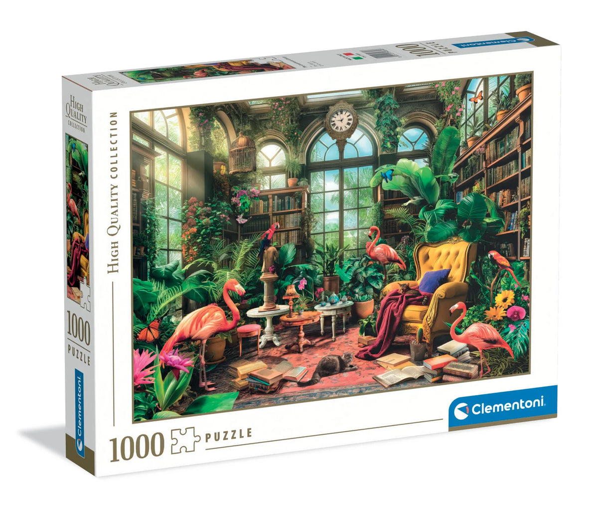The Greenhouse Library by Clementoni, 1000 Piece Puzzle