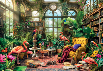 The Greenhouse Library by Clementoni, 1000 Piece Puzzle