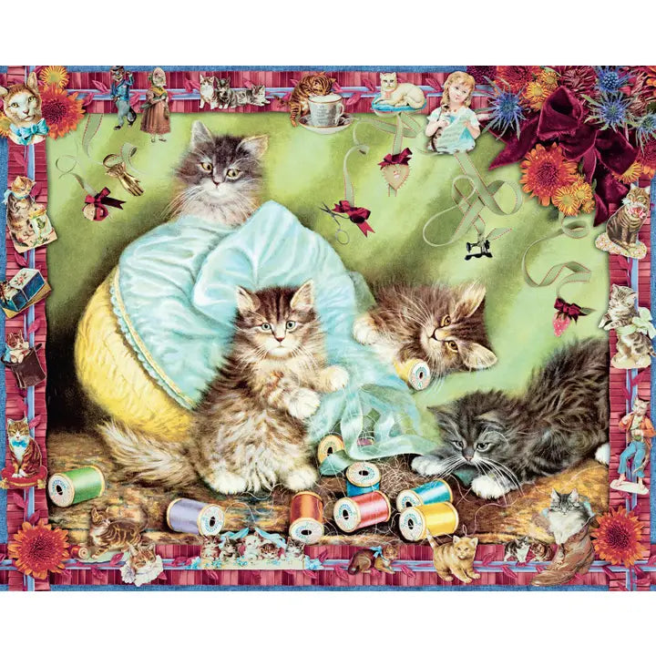 Victoriana Cats by Cynthia Hart , 1000 Piece Puzzle