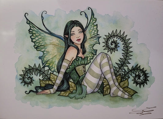 Little Green Fae by Amy Brown, Print