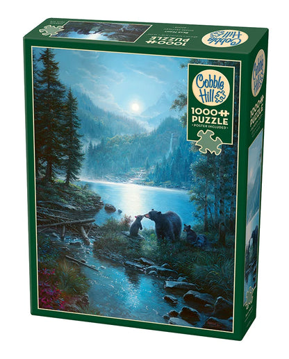 Bear Night by Mark Keathley, 1000 Random Cut Piece Puzzle