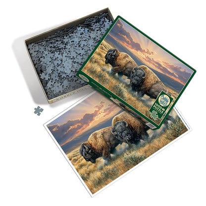 Dusty Plains by Rosemary Millette, 1000 Random Cut Piece Puzzle