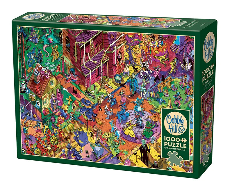 All Hallows' Eve by Tobe Fonseca, 1000 Piece Random Cut Puzzle