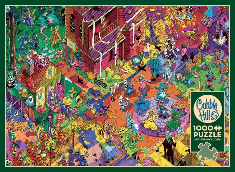 All Hallows' Eve by Tobe Fonseca, 1000 Piece Random Cut Puzzle