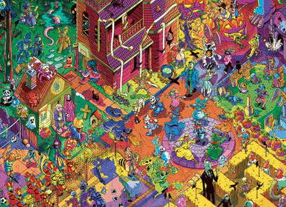 All Hallows' Eve by Tobe Fonseca, 1000 Piece Random Cut Puzzle