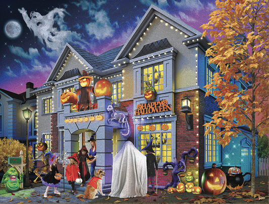 Where's the Halloween Party by Rafael Trujillo, 500 Piece Puzzle