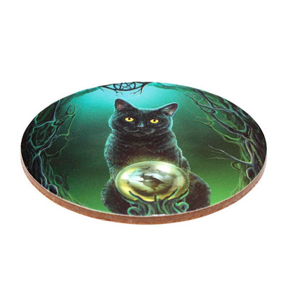 Lisa Parker Magic Cats Set of 4 Cork Coasters