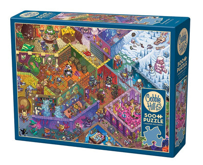 Dungeon Run by Tobe Fonseca, 500 Piece Puzzle