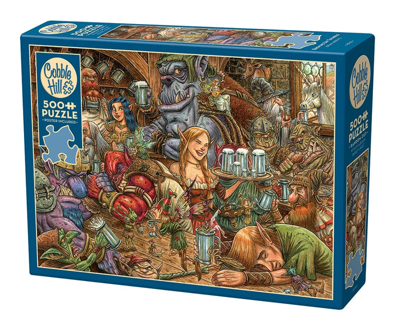 Brewing Up Trouble by Fian Arroyo, 500 Random Cut Piece Puzzle