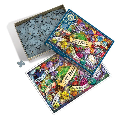 Let's Roll! by Taylor Weltzer, 500 Piece Random Cut Puzzle