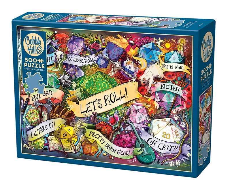 Let's Roll! by Taylor Weltzer, 500 Piece Random Cut Puzzle