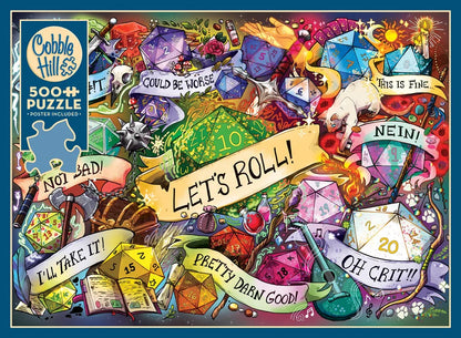 Let's Roll! by Taylor Weltzer, 500 Piece Random Cut Puzzle