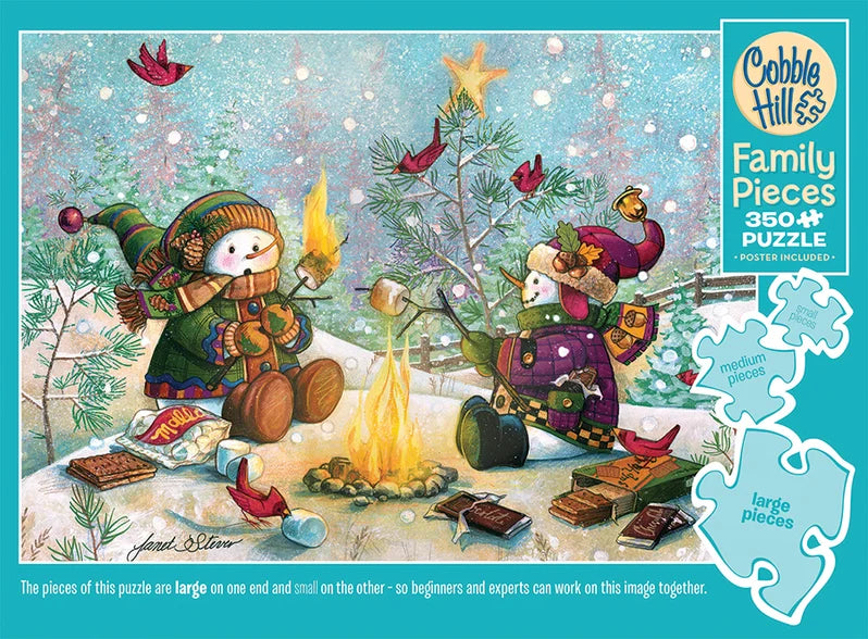 S'more Fun by Janet Stever, 350 Piece Random Cut Family Puzzle