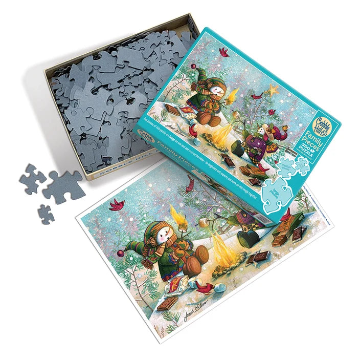 S'more Fun by Janet Stever, 350 Piece Random Cut Family Puzzle