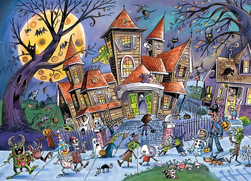 Haunted House by Dave Whamond, 350 Piece Puzzle