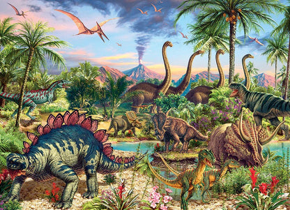 Prehistoric Party by Steve Read, 350 Piece Puzzle