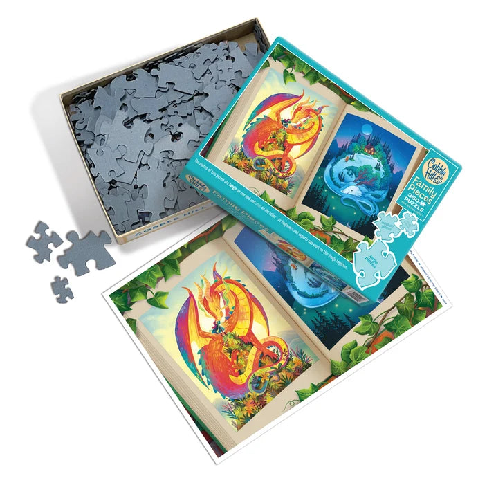 Night & Day by Michelle Simpson, 350 Piece Random Cut Family Puzzle