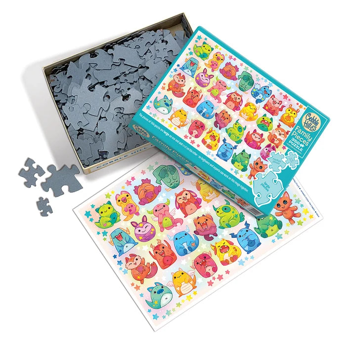 Little Monsters by Michelle Simpson, 350 Piece Random Cut Family Puzzle